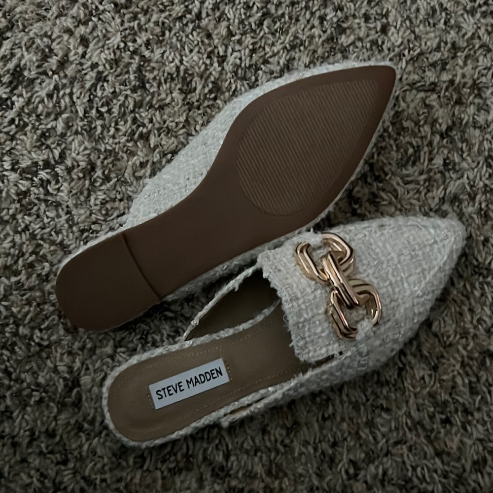Never worn SM mules